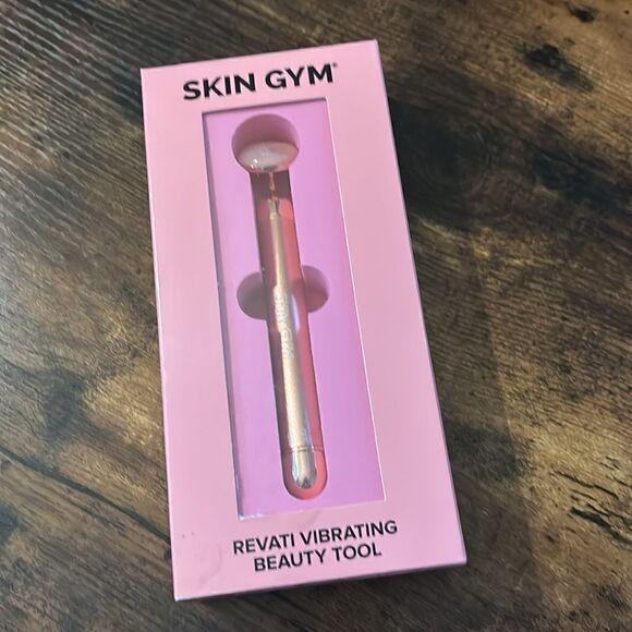 Skin Gym Rose Quartz Revati Vibrating Beauty Tool / New In Box - Picture 12 of 13